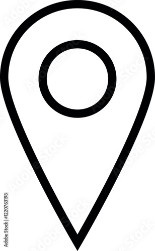Ícones de Localização Modernos e Minimalistas – Conjunto Vetorial Versátil para Mapas e Navegação, Modern and Minimalist Location Icons – Versatile Vector Set for Maps and Navigation