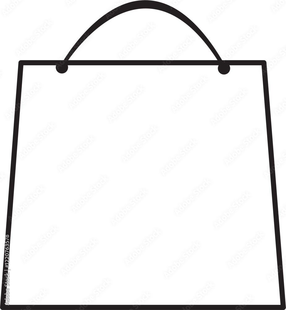 Ícone de carrinho de compras vetorial minimalista para e-commerce e lojas online, Minimalist shopping cart vector icon for e-commerce and online stores