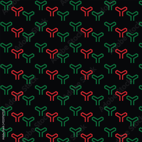 seamless pattern with hearts