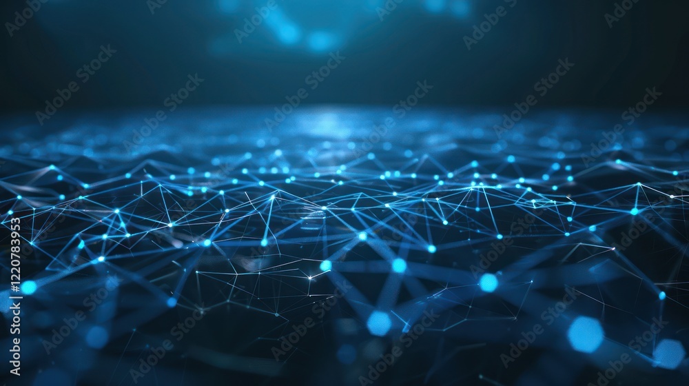 Obraz premium Abstract Network Structure