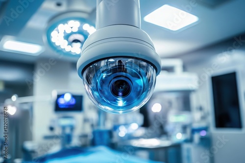 High-Tech Camera in Sterile Hospital Operating Room