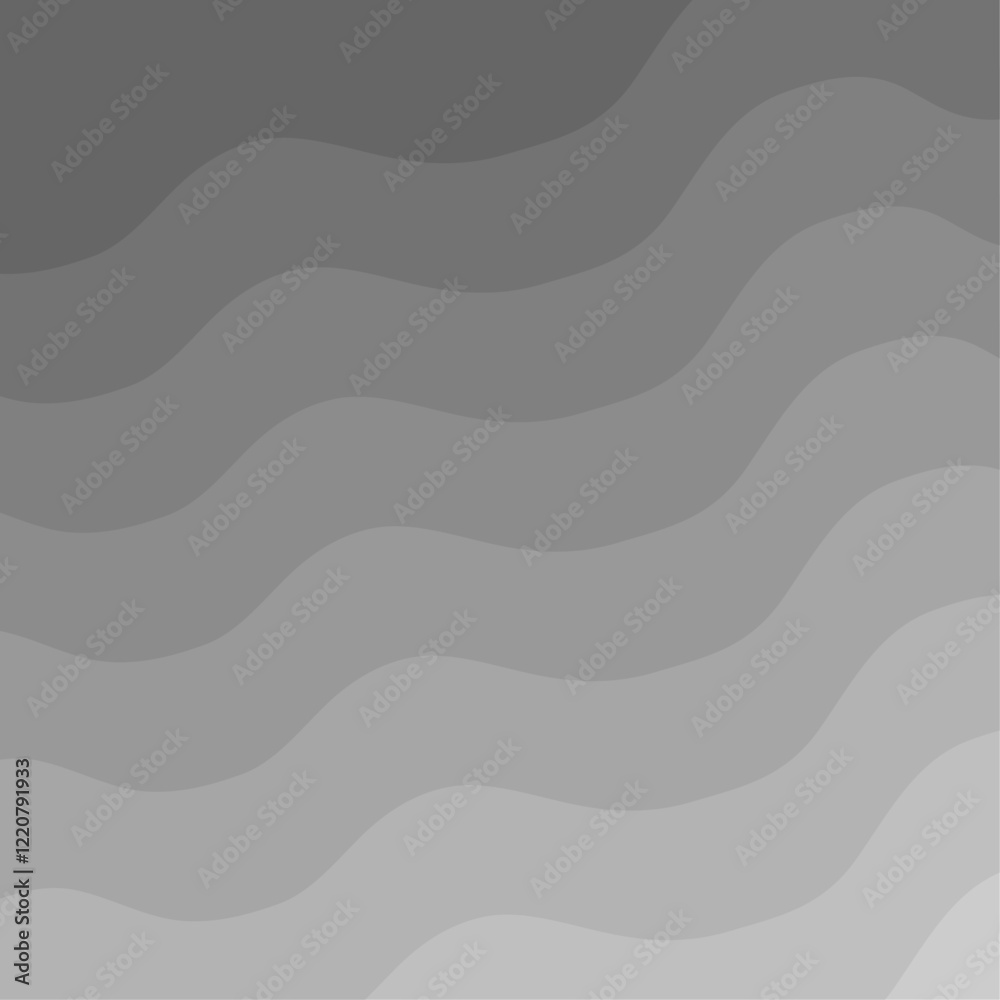 Fototapeta premium Gray wave vector background design wallpaper 