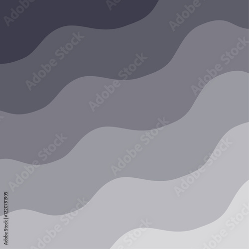 Gray wave vector background design wallpaper 
