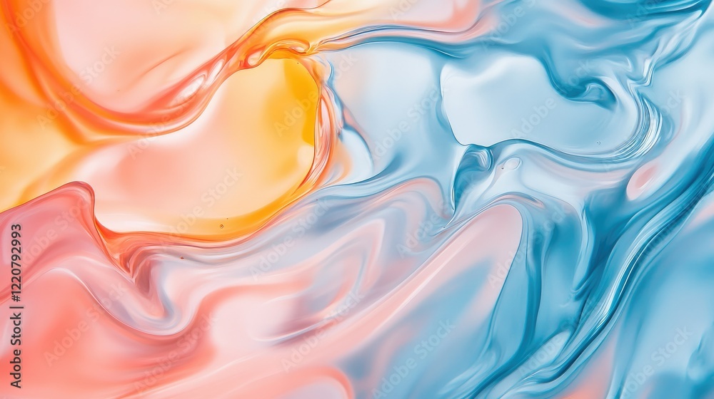 Liquid abstracts swirling in vibrant motion Liquid abstracts swirling in vibrant motion