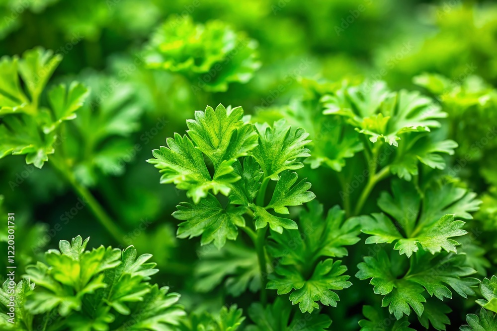 Lush Parsley Green Texture: High-Resolution Stock Photo of Vibrant Greenery Lush Parsley Green Texture: High-Resolution Stock Photo of Vibrant Greenery