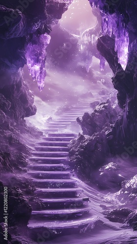 digital purple chinese stage design poster background