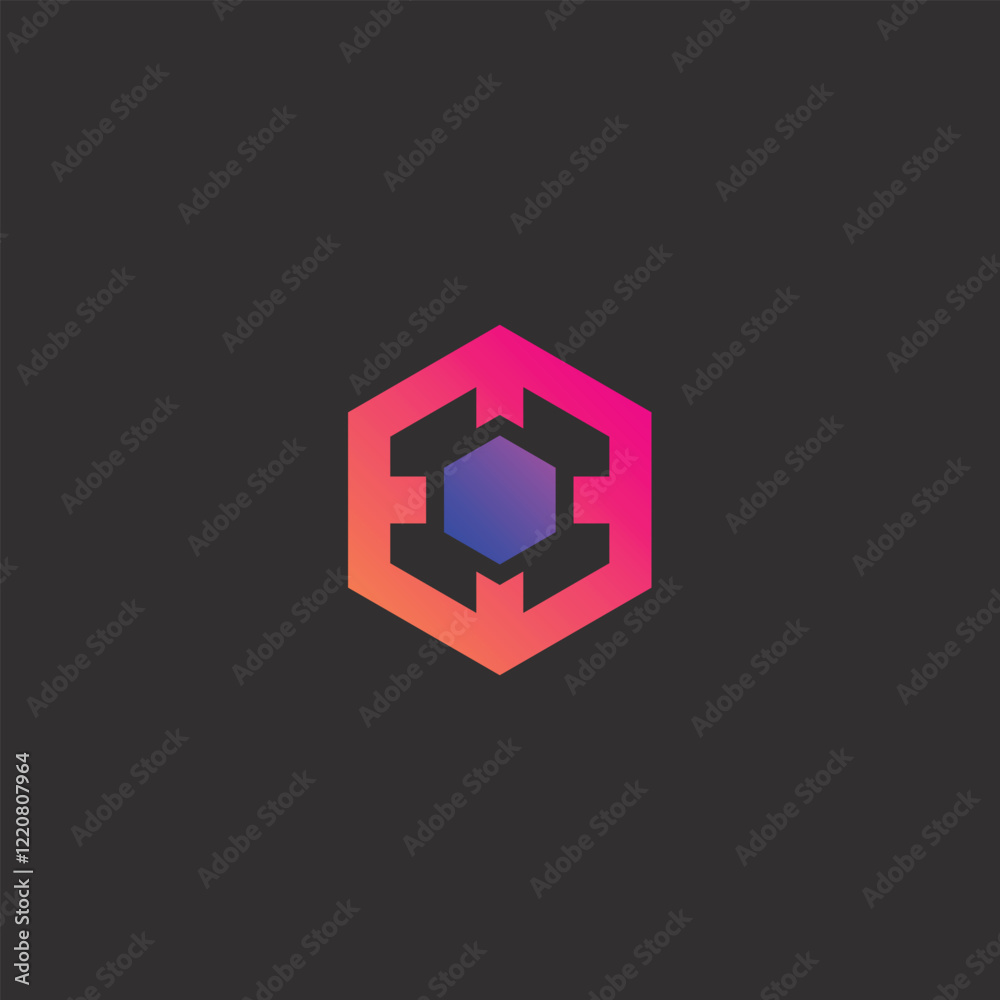 Abstract Tech logo fully editable vector template Abstract Tech logo fully editable vector template