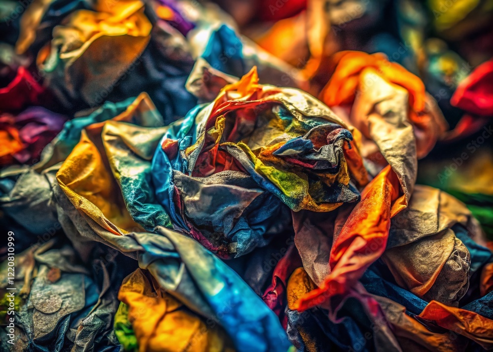 Fototapeta premium Macro Close-up of Newspaper Texture, Business Background, Abstract Print, Grunge Paper