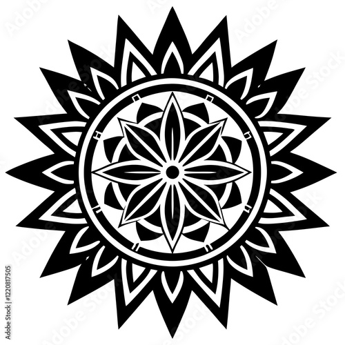 Cultural Fusion Mandala Vector Design