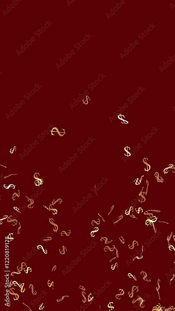confetti shaped like dollar signs that explode and fall back down confetti shaped like dollar signs that explode and fall back down