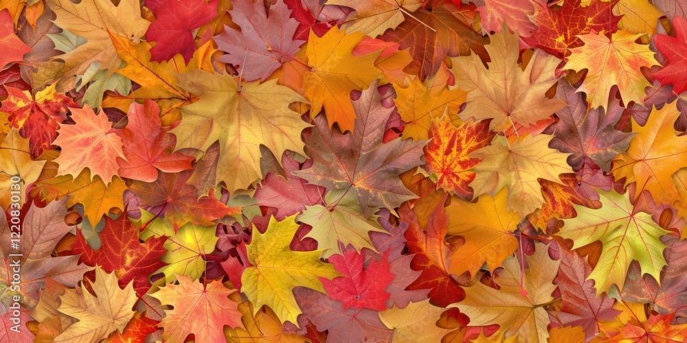 maple leaf autumn arrangement flat lay top view aerial view fall season maple leaf autumn arrangement flat lay top view aerial view fall season