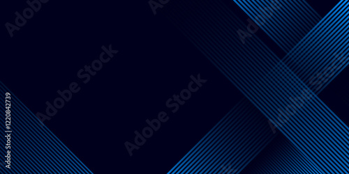 Futuristic abstract background. Modern shiny blue geometric lines pattern. vector abstract banner with shape shiny lines with Technology grid wave decorative background for advertising banner. vector.