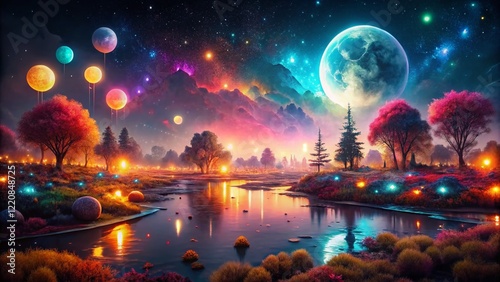 Wallpaper Mural Abstract Night Texture Background for Digital Marketing Campaigns Torontodigital.ca