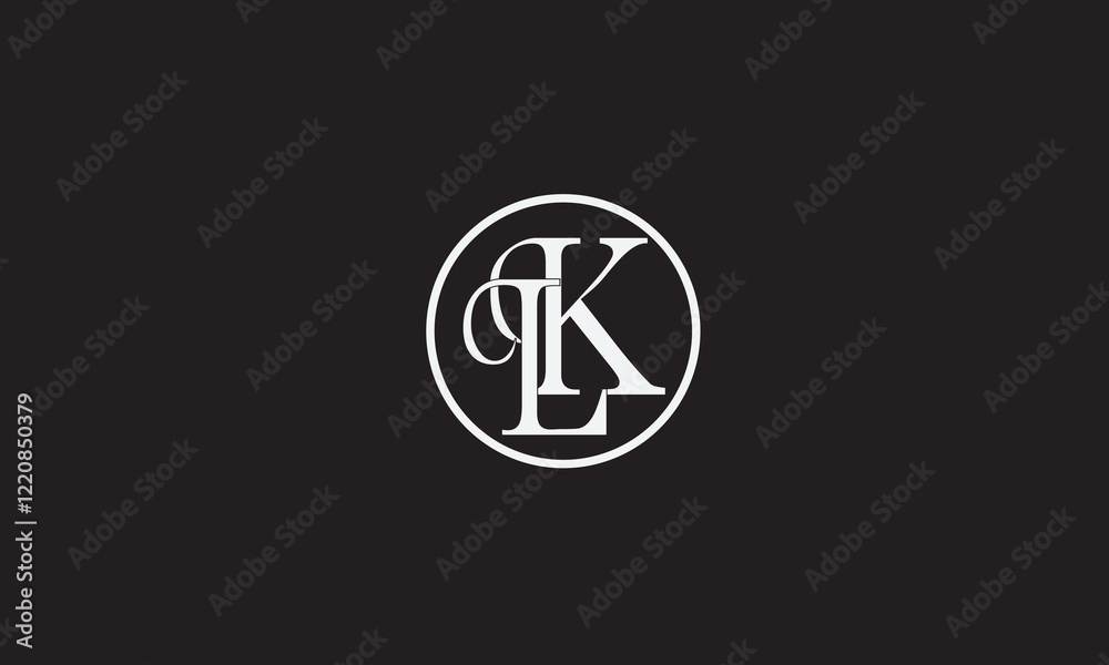 LK, KL, L , K , Abstract Letters Logo Monogram LK, KL, L , K , Abstract Letters Logo Monogram