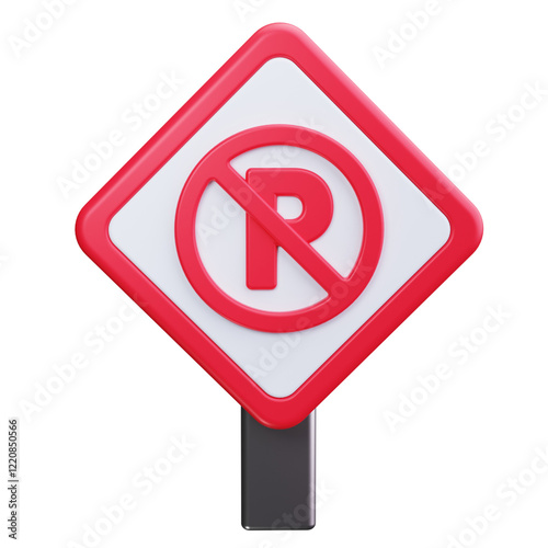 Free Download no parking 3d render icons - GFXLoad