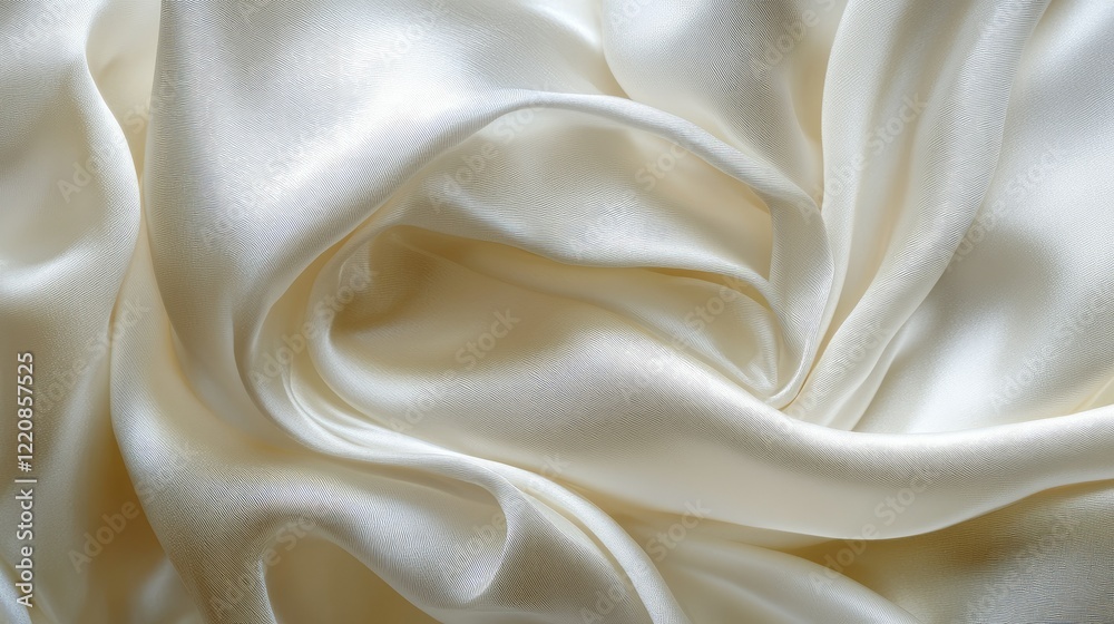 Soft silk textures in serene elegance Soft silk textures in serene elegance