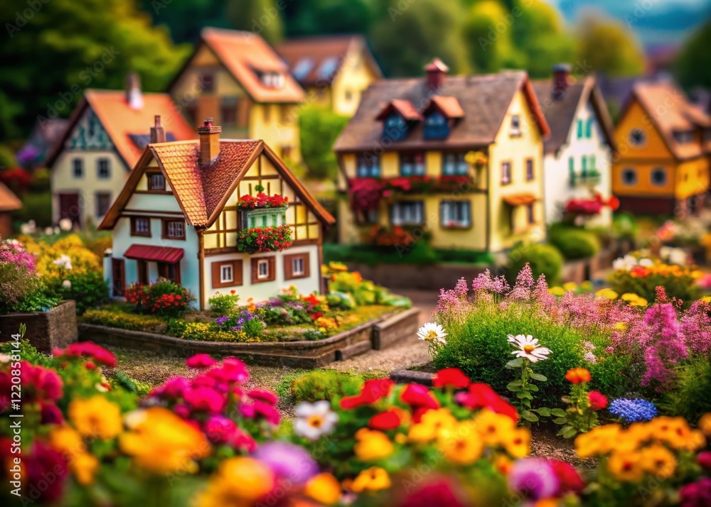 Miniature World: Tiny Houses, Gigantic Impact - Tilt-Shift Photography Miniature World: Tiny Houses, Gigantic Impact - Tilt-Shift Photography