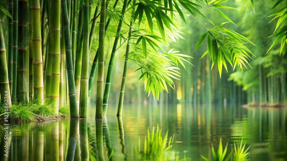 Fototapeta premium bamboo forest in the morning