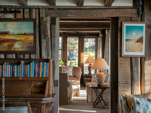 table and chairs in the room