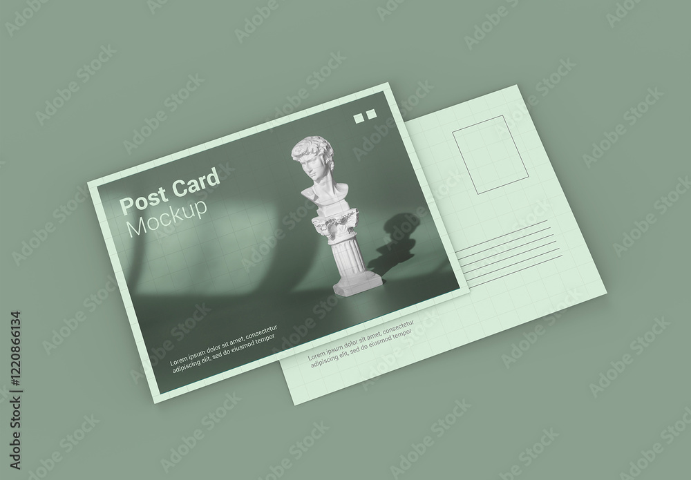 Postcard Mockup Stock Template | Adobe Stock