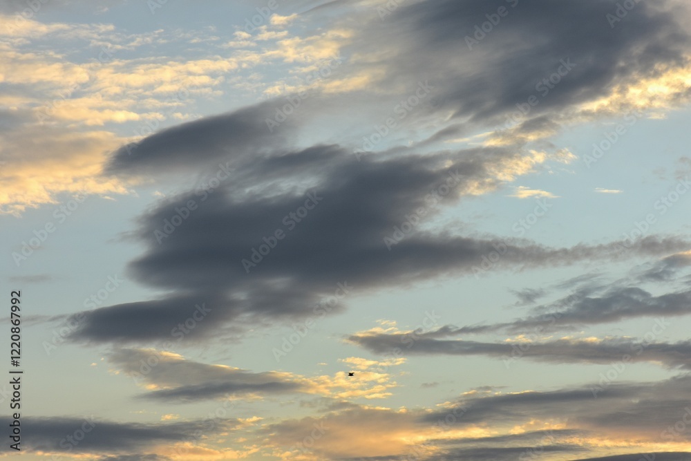Fototapeta premium clouds in the sunset