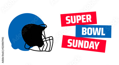 super bowl sunday background banner or poster design template. observed every year in February. Holiday concept. Use to any Template, card, poster, placard, template.