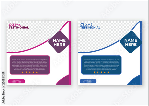 professional testimonial quote design for marketing materials