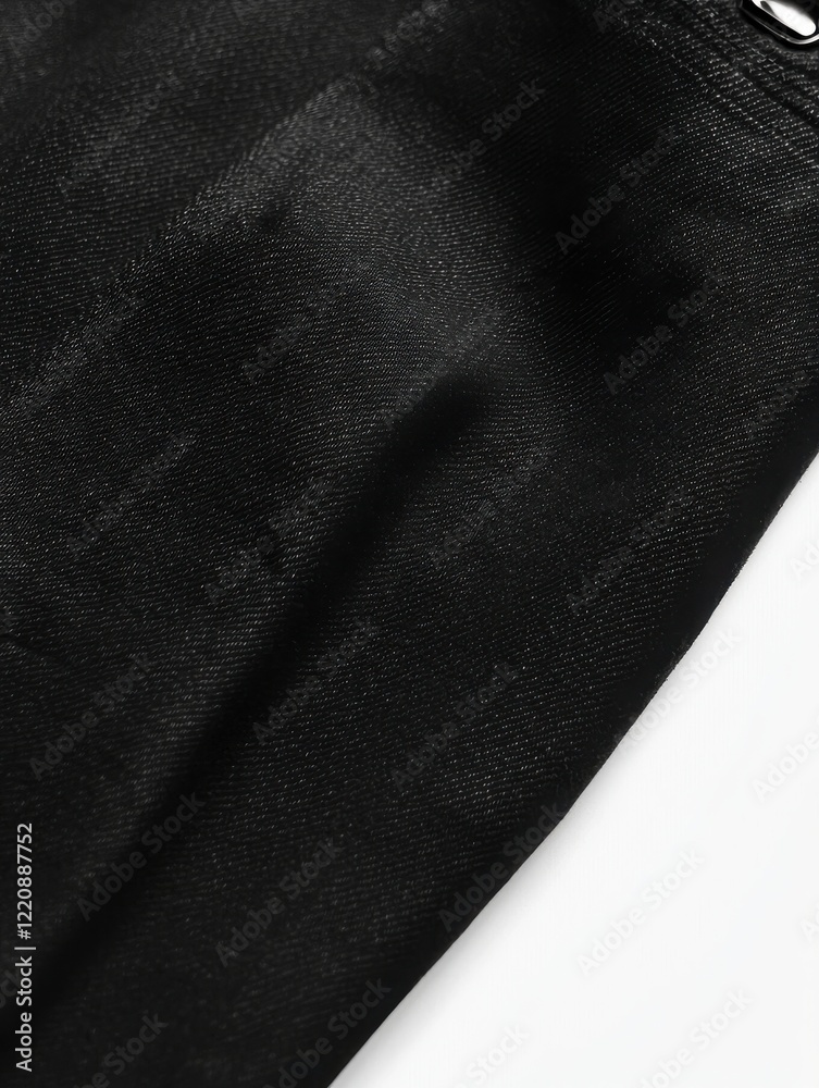 photography of premium black men's jeans, clean white background. photography of premium black men's jeans, clean white background.