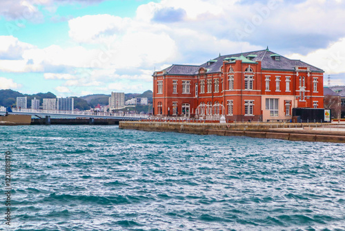 Former Moji Customs Building in Kitakyushu, Japan.