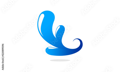 Liquid water with shadow design vector Free Download Liquid water with shadow design vector - GFXLoad