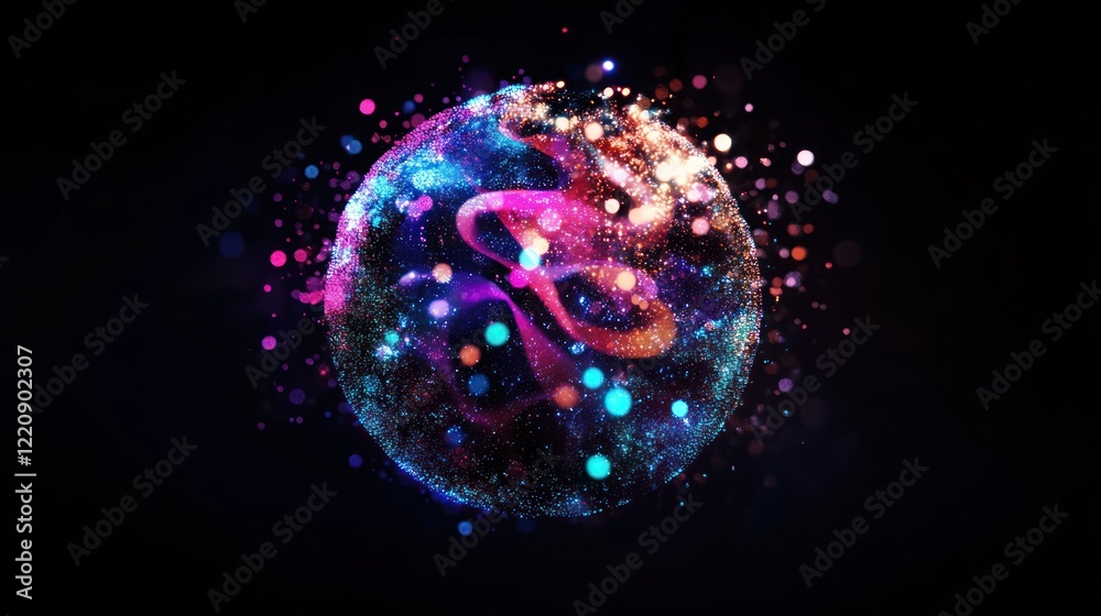 Obraz premium Abstract Sphere of Light