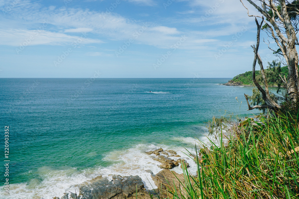View of Tea Tree Bay at Noosa national Park, Noosa, QLD, Australia. View of Tea Tree Bay at Noosa national Park, Noosa, QLD, Australia.