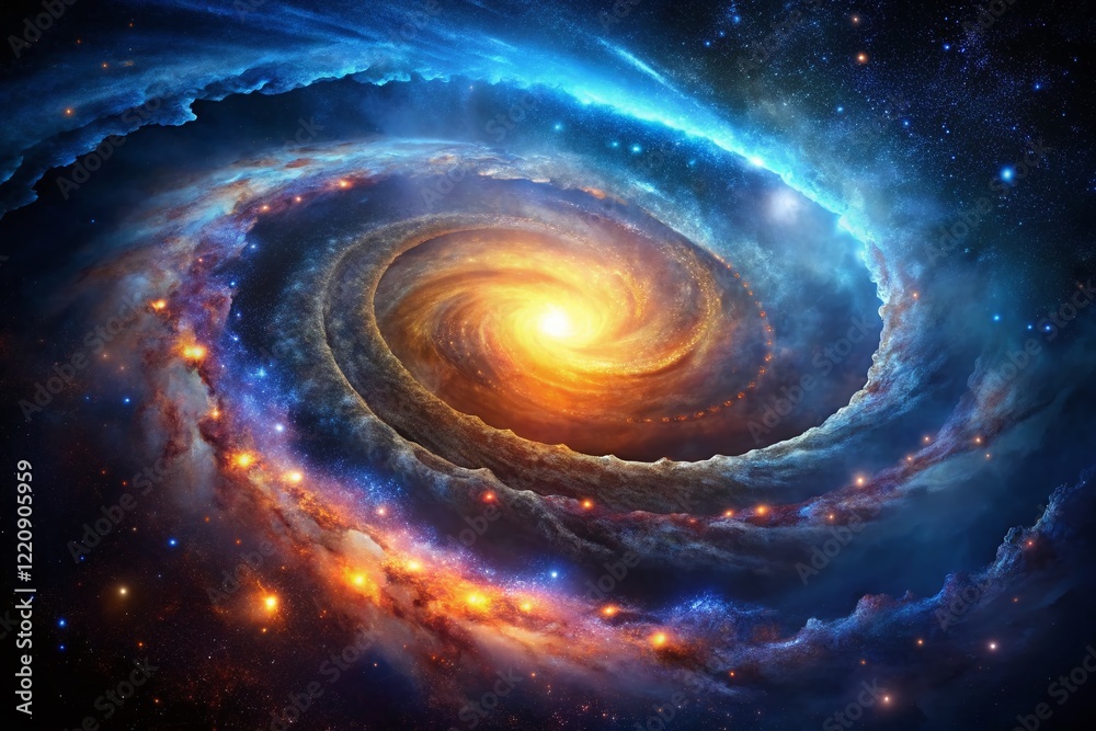 Deep Blue Cosmic Fairy Dust: Galaxy Formation in Vivid Detail Deep Blue Cosmic Fairy Dust: Galaxy Formation in Vivid Detail