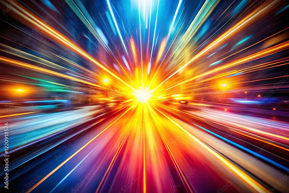 Dynamic Energy: Abstract Motion Blur Power Burst Stock Photo Dynamic Energy: Abstract Motion Blur Power Burst Stock Photo