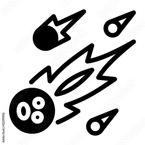 Meteor shower,