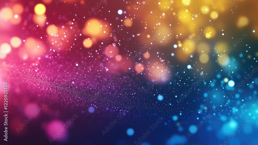 Particle symphony in abstract hues. Particle symphony in abstract hues.