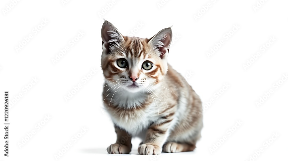 Fototapeta premium cat isolated on white