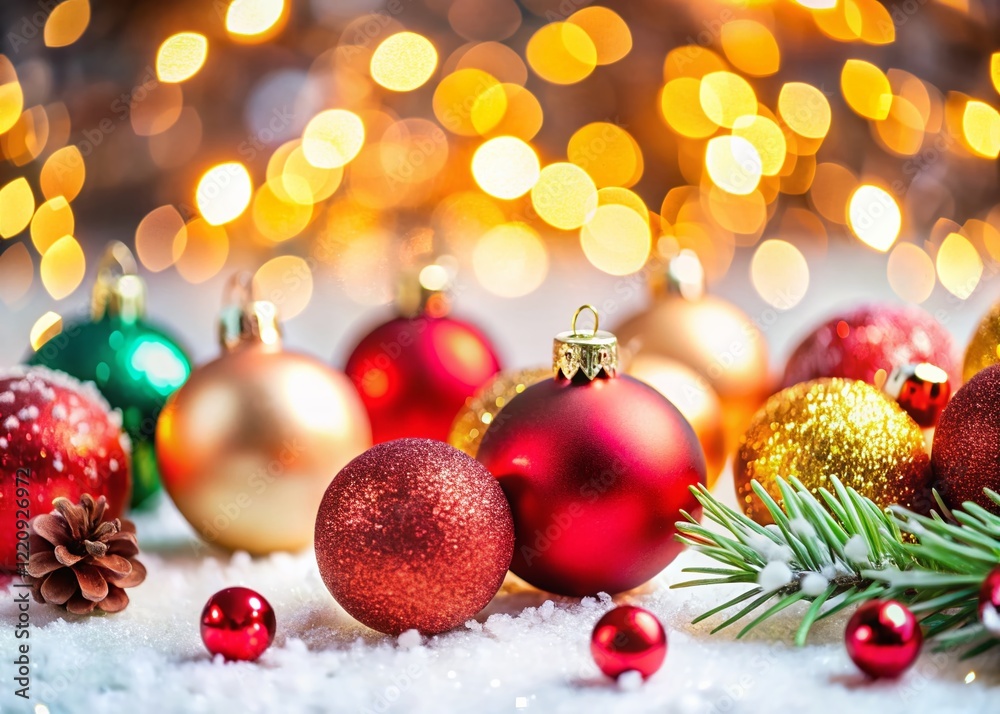 Festive White Background Macro Holiday Photo with Copy Space for Cards & Designs Festive White Background Macro Holiday Photo with Copy Space for Cards & Designs