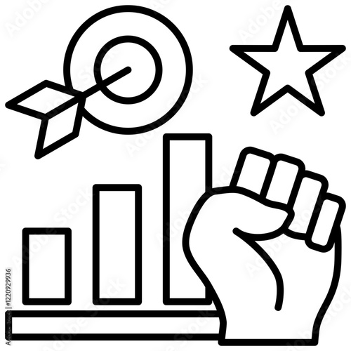 Motivation Outline Icon