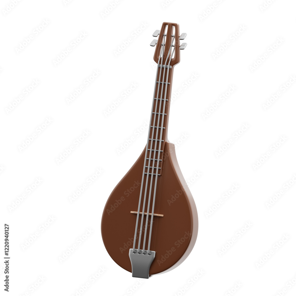 Fototapeta premium 3d illustration of mandolin