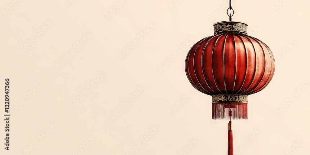 Obraz premium Traditional Chinese Red Lantern
