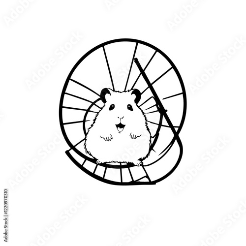 Guinea Pig Vector Logo Design