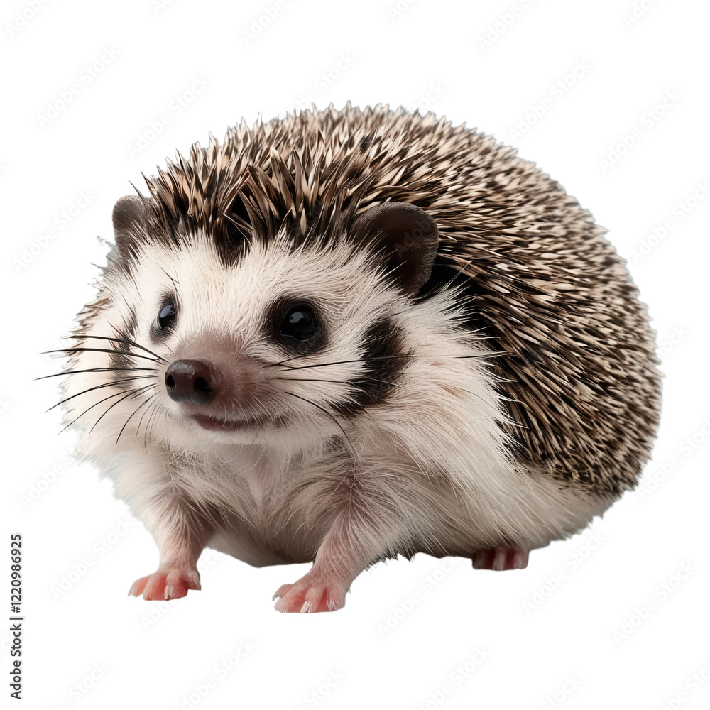 Obraz premium Hedgehog isolated on transparent background