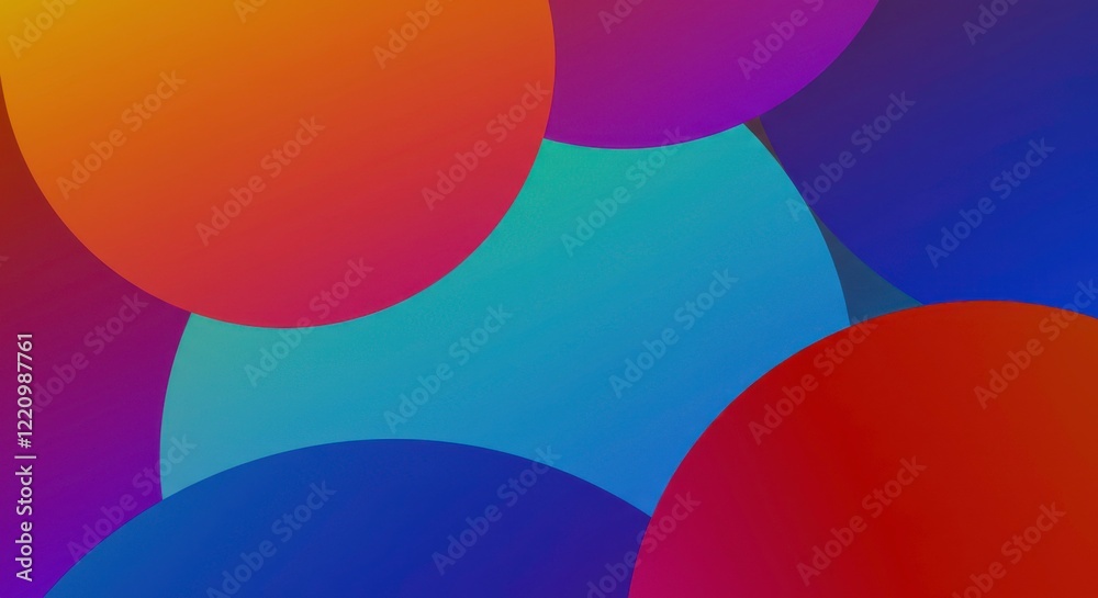 Gradient Spheres: An abstract composition of vibrant, overlapping spheres in a range of radiant colors, creating a sense of depth and dynamic movement. Gradient Spheres: An abstract composition of vibrant, overlapping spheres in a range of radiant colors, creating a sense of depth and dynamic movement.
