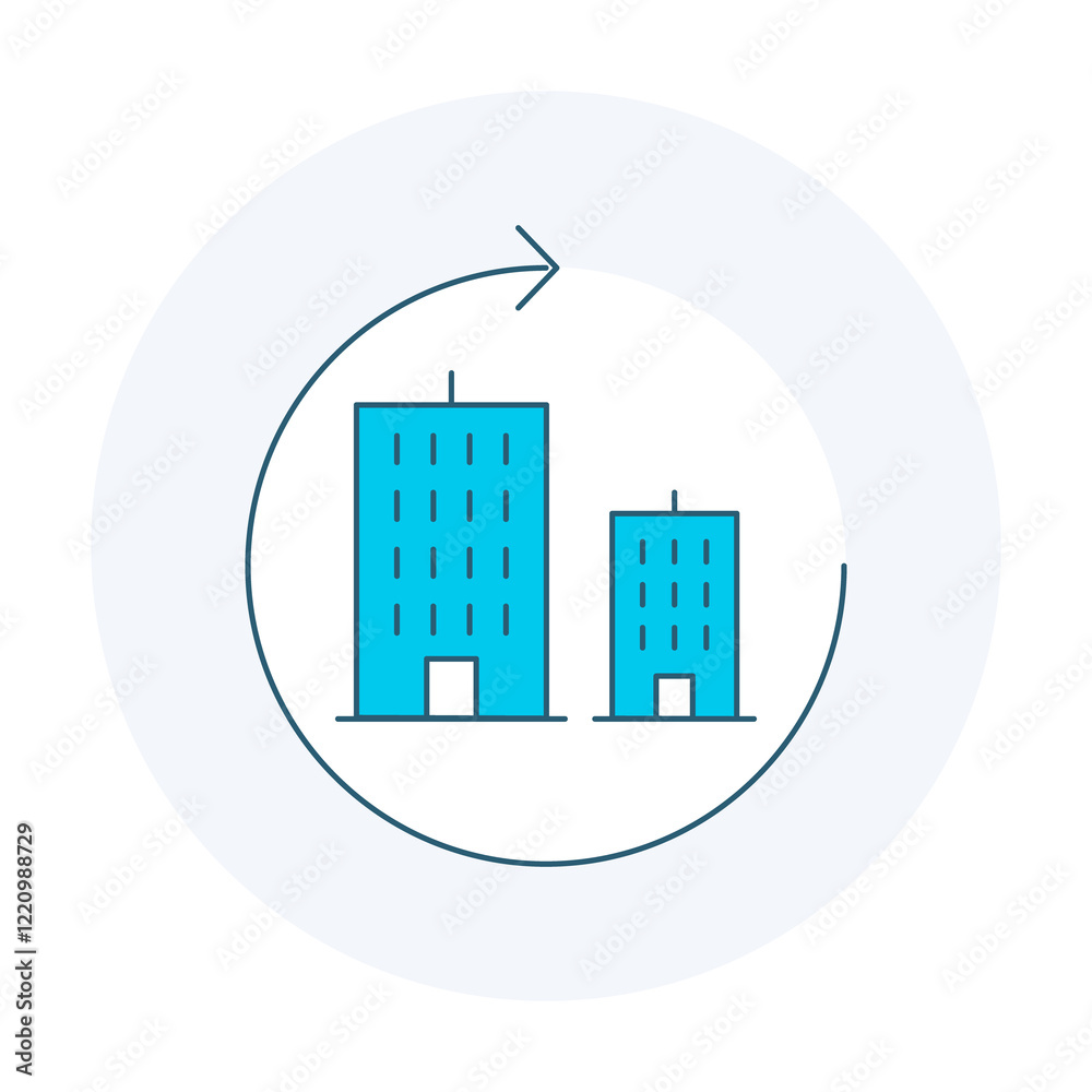 Reduce Icon. Resource Optimization and Environmental Conservation Illustration. Reduce Icon. Resource Optimization and Environmental Conservation Illustration.