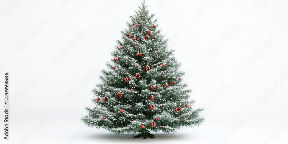 Fototapeta premium Festive Christmas Tree Decoration