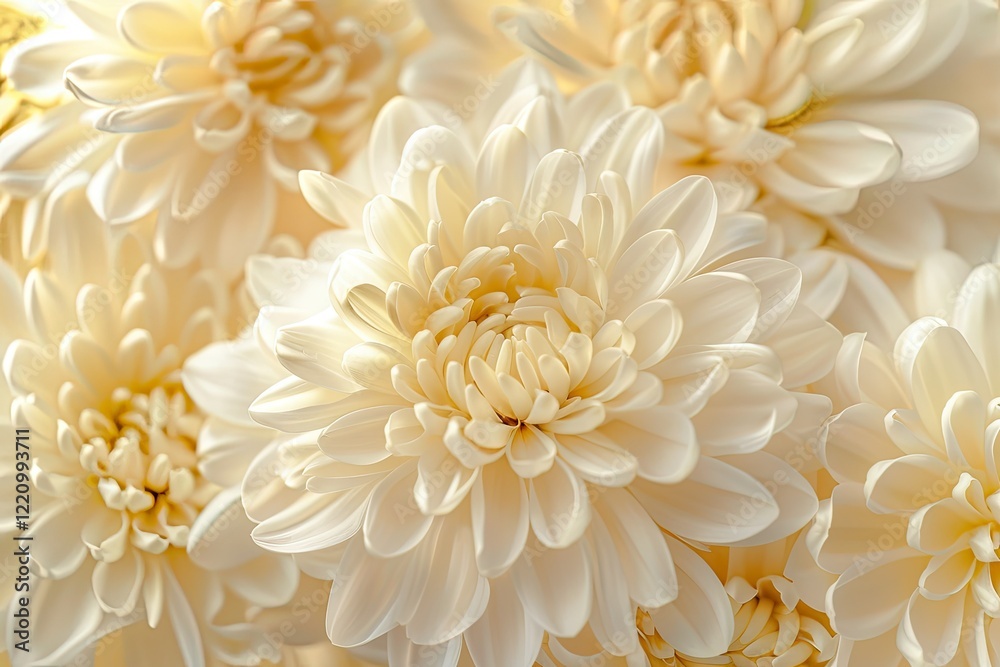Sharp Picture of Closeup of Chrysanthemum Textured Background Sharp Picture of Closeup of Chrysanthemum Textured Background