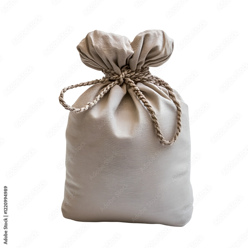 bag on a white