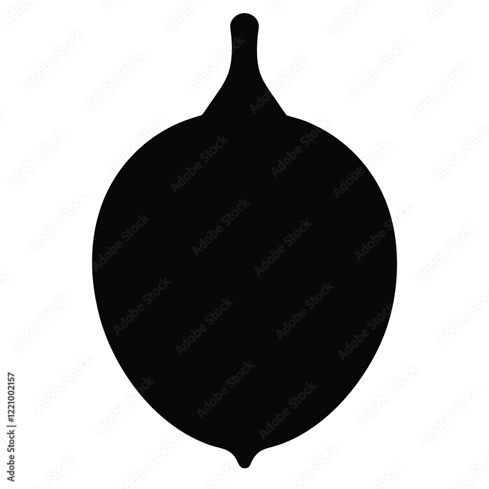 acorn squash silhouette on white background acorn squash silhouette on white background