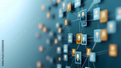 Innovative AI Powered Digital Recruitment Network Displaying Cutting Edge Hiring Solutions and Workforce Management Strategies for the Future of Business